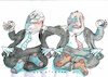 Cartoon: Entspannt (small) by Jan Tomaschoff tagged geld,schulden,stress,entspannung