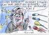 Cartoon: EU handelt (small) by Jan Tomaschoff tagged eu,krise