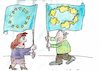 Cartoon: europäische Lösung (small) by Jan Tomaschoff tagged eu,migration