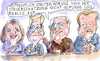 Cartoon: FDP (small) by Jan Tomaschoff tagged fdp,realos,fundis