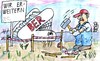 Cartoon: Flughafen Berlin erweitert (small) by Jan Tomaschoff tagged flughafen,berlin