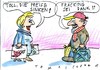 Cartoon: Fracking (small) by Jan Tomaschoff tagged deflation,ölpreis,fracking