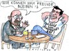 Cartoon: Freunde (small) by Jan Tomaschoff tagged griechenland,eu,schulden
