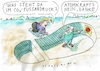 Cartoon: Fußabdruck (small) by Jan Tomaschoff tagged co2,energie,umwelt,atomkraft