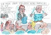 Cartoon: Gebärden (small) by Jan Tomaschoff tagged klingbeil,schulden,haushalt