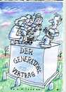 Cartoon: Generationsvertrag (small) by Jan Tomaschoff tagged alter,demographie,renten