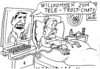 Cartoon: Gerätemedizin (small) by Jan Tomaschoff tagged gerätemedizin,gesundheitssystem