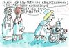 Cartoon: Gesundheitsroboter (small) by Jan Tomaschoff tagged gesundheit,personal,roboter,zuwendung