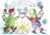 Cartoon: Happy end (small) by Jan Tomaschoff tagged glück,herz