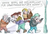 Cartoon: Helmpflicht (small) by Jan Tomaschoff tagged handy,konzentration,kommunikation