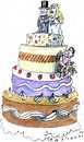 Cartoon: Hochzeitstorte (small) by Jan Tomaschoff tagged ehe,treue