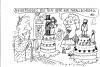 Cartoon: Hochzeitstorte (small) by Jan Tomaschoff tagged migration,zuwanderung,einwanderung