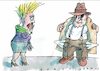 Cartoon: Huch (small) by Jan Tomaschoff tagged überraschung,schock