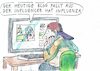 Cartoon: Influencer (small) by Jan Tomaschoff tagged internet