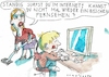 Cartoon: Internetsucht (small) by Jan Tomaschoff tagged kind,erziehung,medien,internet