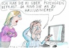Cartoon: KI (small) by Jan Tomaschoff tagged ki,halluzination,psychose,psyche