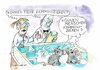 Cartoon: Kommunikation (small) by Jan Tomaschoff tagged wissenschaft,mensch,tier