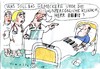 Cartoon: Krankenhaus (small) by Jan Tomaschoff tagged zuwendung,gesundheit