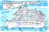 Cartoon: Kreuzfahrt (small) by Jan Tomaschoff tagged urlaub,kreuzfahrt,abwechslung