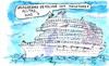 Cartoon: Kreuzfahrt (small) by Jan Tomaschoff tagged massen,tourismus