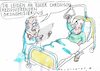 Cartoon: Leiden (small) by Jan Tomaschoff tagged gesundheit,geld,krankenhaus