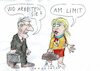 Cartoon: Limit (small) by Jan Tomaschoff tagged ärteinnen,corona,gesundheit