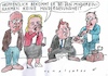 Cartoon: Minder (small) by Jan Tomaschoff tagged klingbeil,bas,steuern,haushalt,finanzen