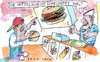 Cartoon: mittelschicht (small) by Jan Tomaschoff tagged mittelschicht,burger,fast,food,finanzen