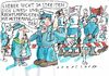 Cartoon: Mittepopulisten (small) by Jan Tomaschoff tagged toleranz,populismus
