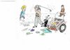 Cartoon: Müll (small) by Jan Tomaschoff tagged müll,armut,reichtum,golf