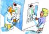 Cartoon: No Title (small) by Jan Tomaschoff tagged kommunikation,it,technik