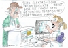 Cartoon: Patientenakte (small) by Jan Tomaschoff tagged gesundheit,daten,digitalisierung,vertraulichkeit