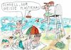 Cartoon: Plastikhai (small) by Jan Tomaschoff tagged umwelt,meer,plastik