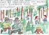 Cartoon: Rotkäppchen (small) by Jan Tomaschoff tagged wolf,rotkäppchen,wald