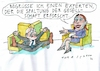 Cartoon: Spaltung (small) by Jan Tomaschoff tagged gesellschaft,spaltung,talkshow