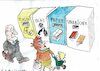 Cartoon: Sparbücher (small) by Jan Tomaschoff tagged zinsen,sparen,sparbuch