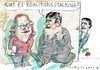 Cartoon: Stalking (small) by Jan Tomaschoff tagged spd,linke