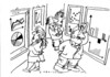 Cartoon: statistiken (small) by Jan Tomaschoff tagged statistiken,kunst,museum