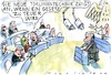 Cartoon: Torlinientechnik (small) by Jan Tomaschoff tagged torlinientechnik,politik