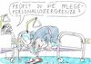 Cartoon: Untergrenze (small) by Jan Tomaschoff tagged pflegenotstand,krankenhaus