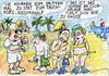 Cartoon: Urlaub (small) by Jan Tomaschoff tagged routine,erholung,tourismus
