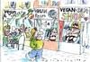 Cartoon: vegan leben (small) by Jan Tomaschoff tagged vegan