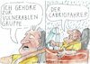 Cartoon: vulnerabel (small) by Jan Tomaschoff tagged gruppen,interessen