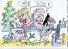 Cartoon: Waffengeschenke (small) by Jan Tomaschoff tagged angst,terror,waffen