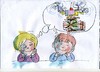 Cartoon: Weihnachten (small) by Jan Tomaschoff tagged wünsche,weihnachten