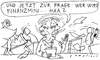 Cartoon: Wer? (small) by Jan Tomaschoff tagged koalition,schwarzgelb,wahlen