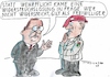 Cartoon: Widerspruch (small) by Jan Tomaschoff tagged verteifigung,wehrpflicht,pistorius