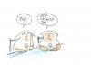 Cartoon: Wem sachste das! (small) by nele andresen tagged bar,schafe,thekengespräch