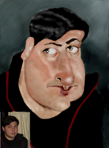 Cartoon: caricature color (medium) by MRDias tagged caricature