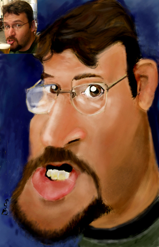 Cartoon: caricature color (medium) by MRDias tagged caricature